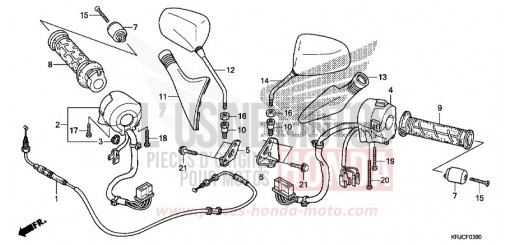 COMMUTATEUR/CABLE/MIROIR FES125C de 2012